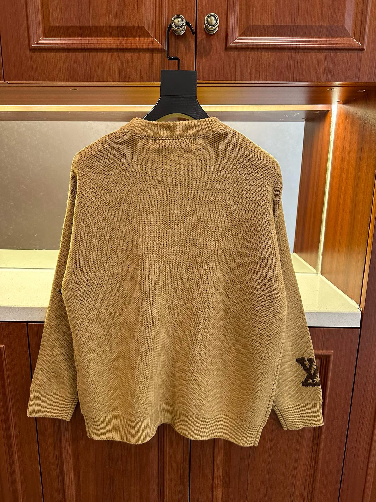 Bagsaaa L0vis Vvtt0n Sweatshirt Beige LV Monogram