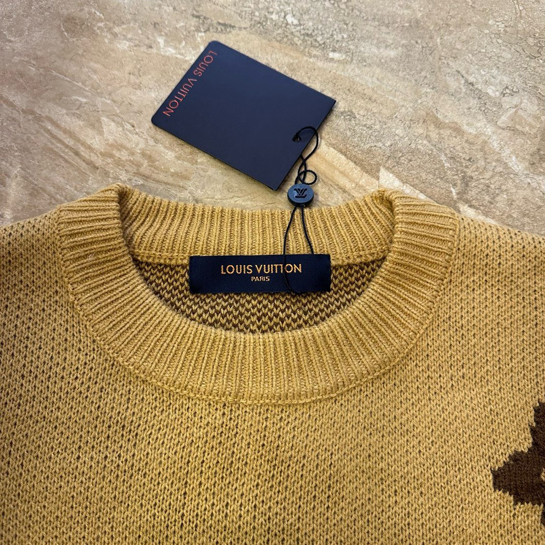 Bagsaaa L0vis Vvtt0n Sweatshirt Beige LV Monogram