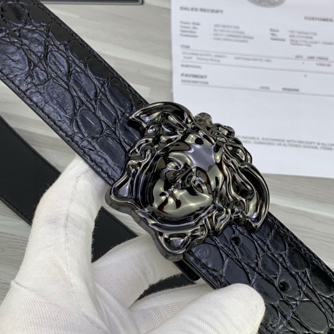 Bagsaaa Versace Black Croc 