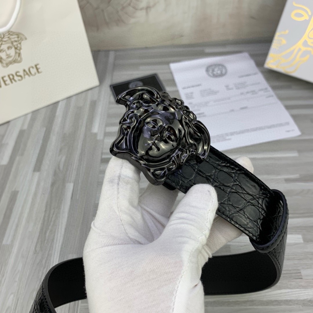 Bagsaaa Versace Black Croc 