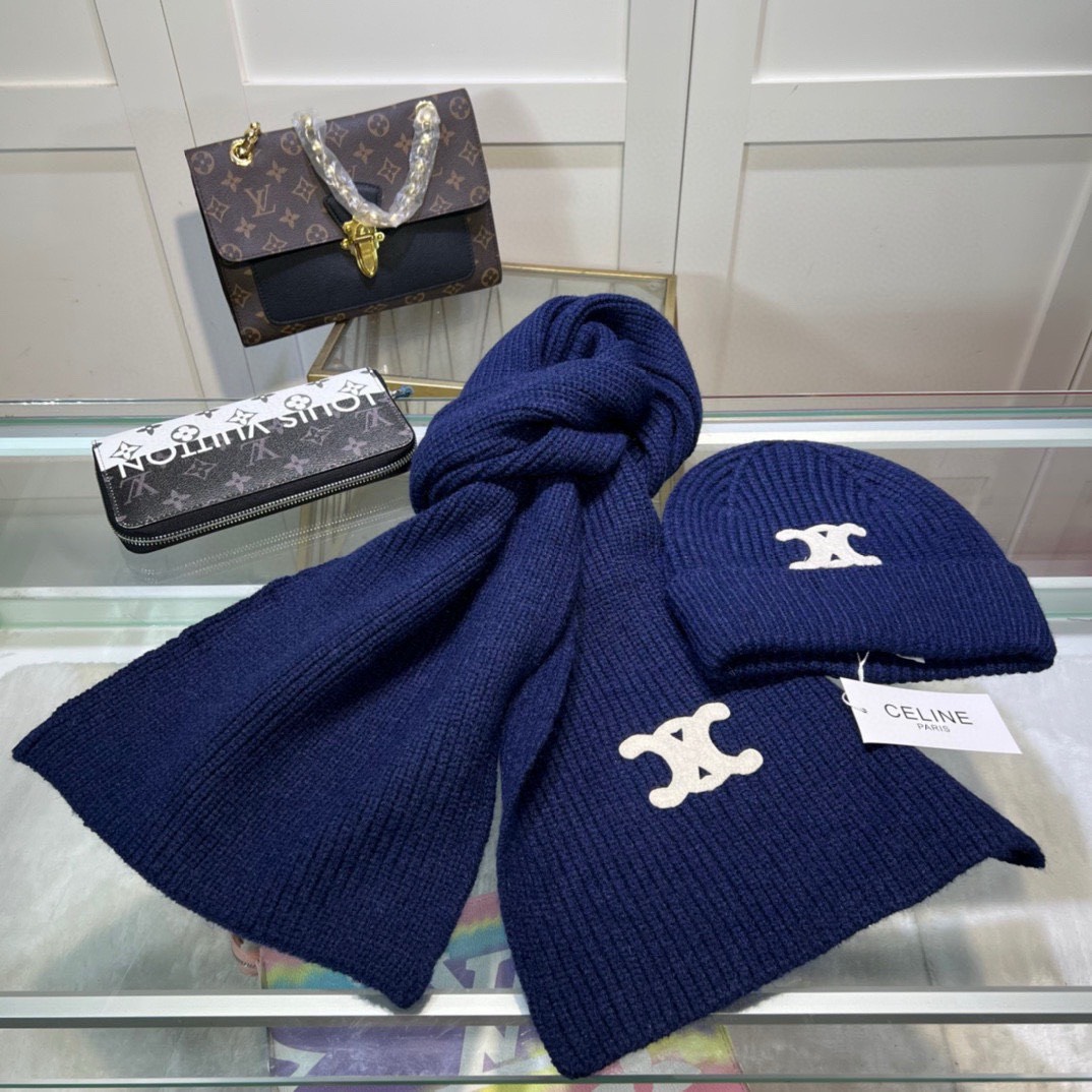 Bagsaaa Ce1i*e Set Hat + Scarf - 6 colors
