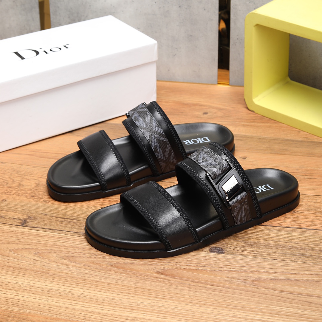 Bagsaaa D10r Black Slides