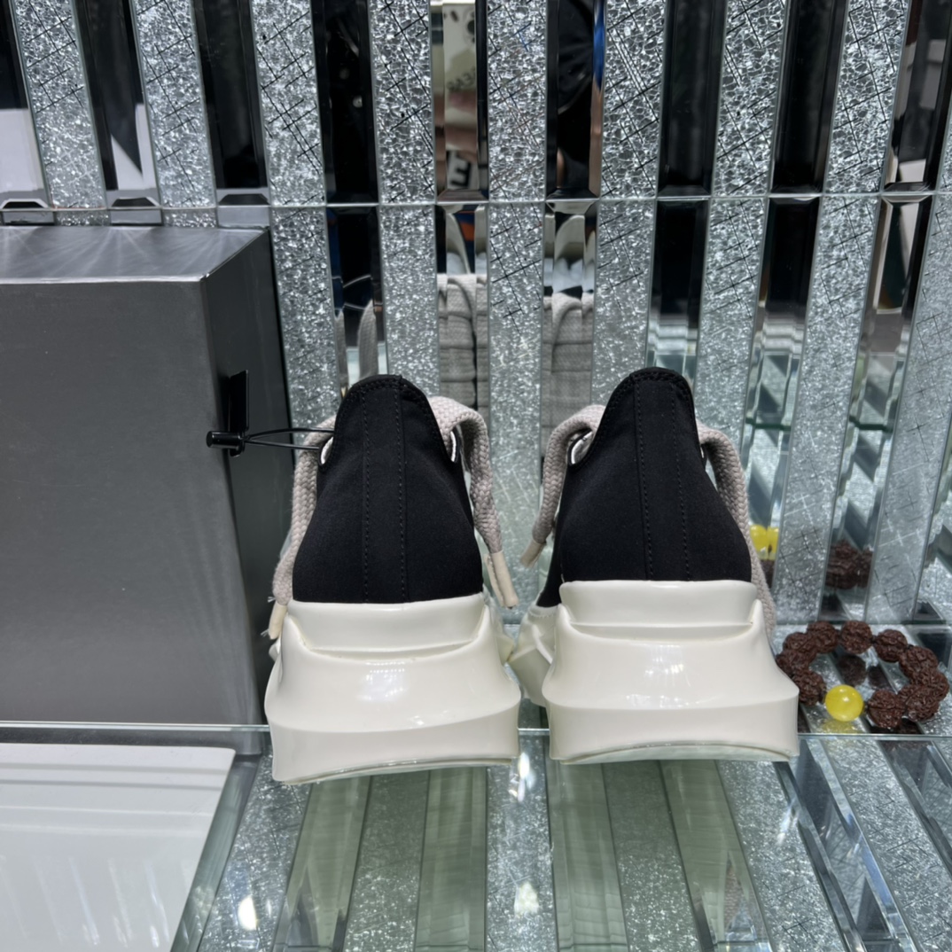 Bagsaaa Rick Owen DRKSHDW Abstract Low-top Jumbo Laces Black