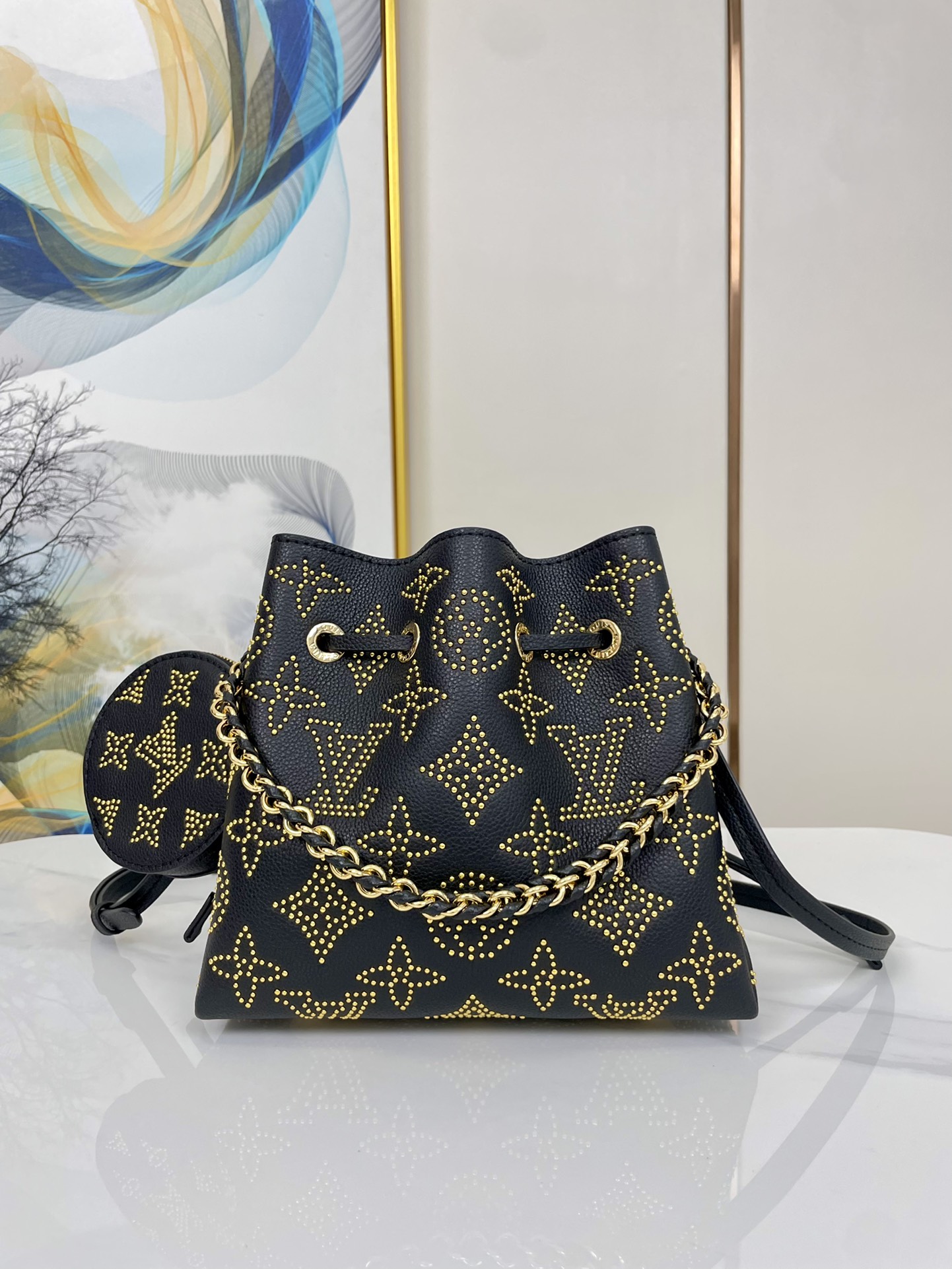Bagsaaa L0vis Vvtt0n Bella Black Mahina - 19 x 22 x 14 cm