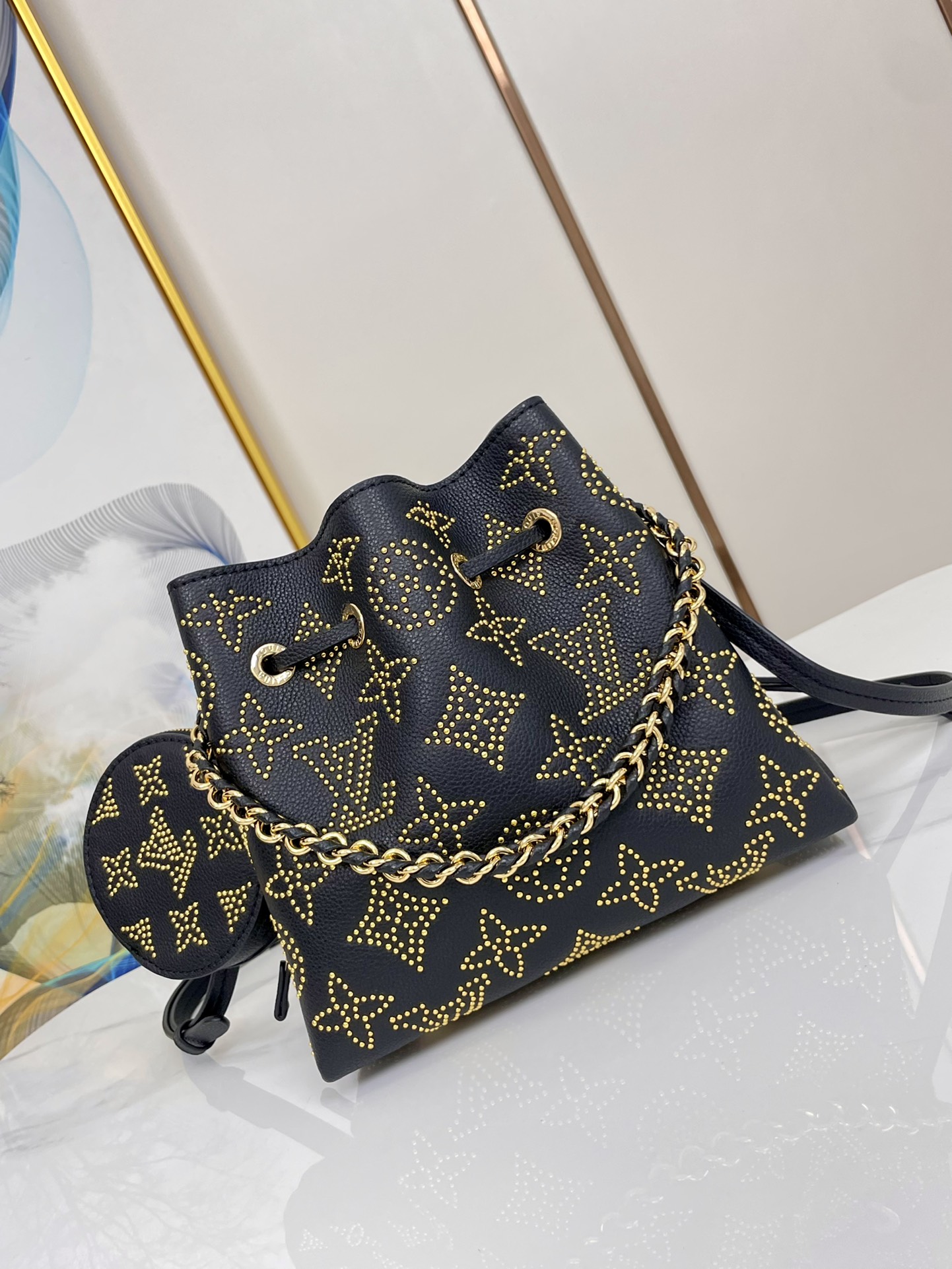 Bagsaaa L0vis Vvtt0n Bella Black Mahina - 19 x 22 x 14 cm