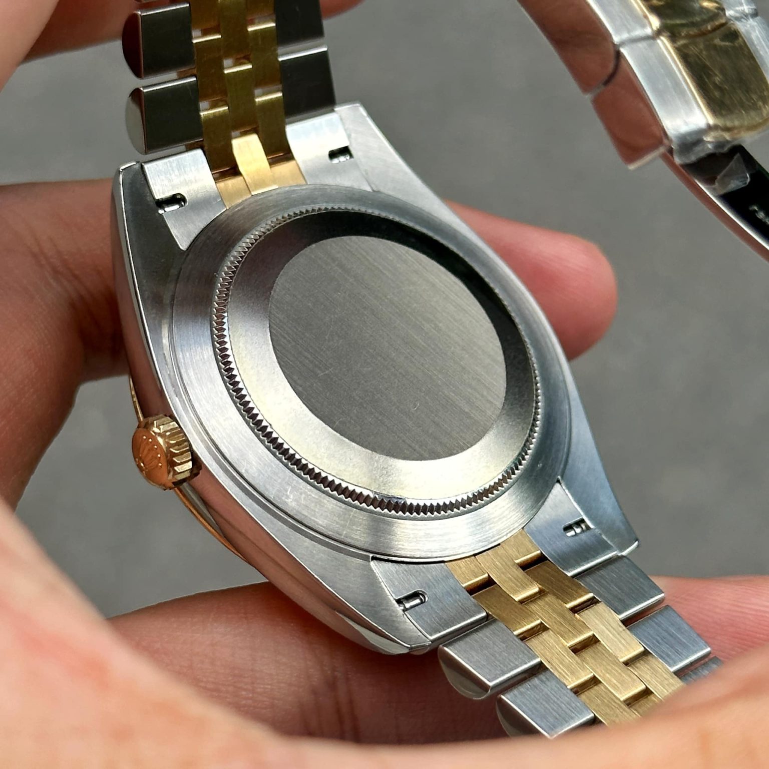Bagsaaa R01ex Datejust Jubilee Steel & 18K Yellow Gold Champagne Motif Index Dial 41mm