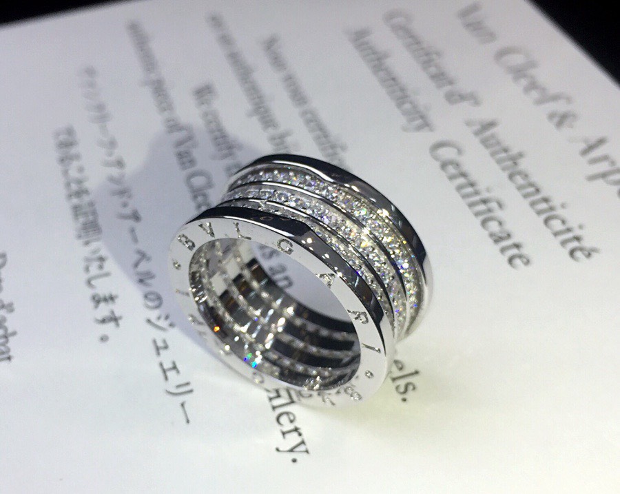 Bagsaaa Bv1g*ai B.Zero3 D1am0nd Ring