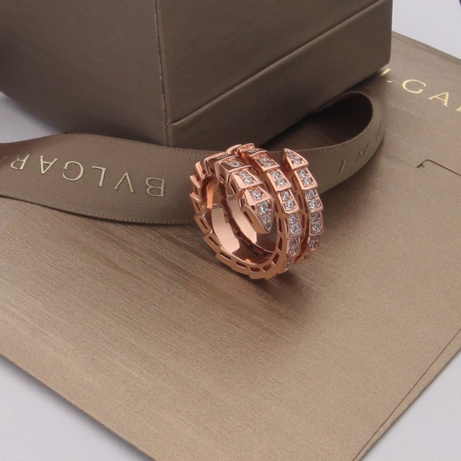 Bagsaaa Bv1g*ai Serpenti Viper 3 Row Ring