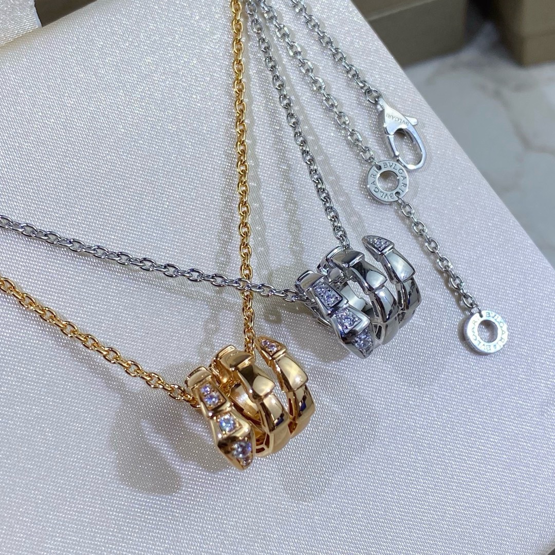 Bagsaaa Bv1g*ai Serpenti Necklace