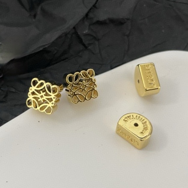 Bagsaaa L0ew* Gold Earrings