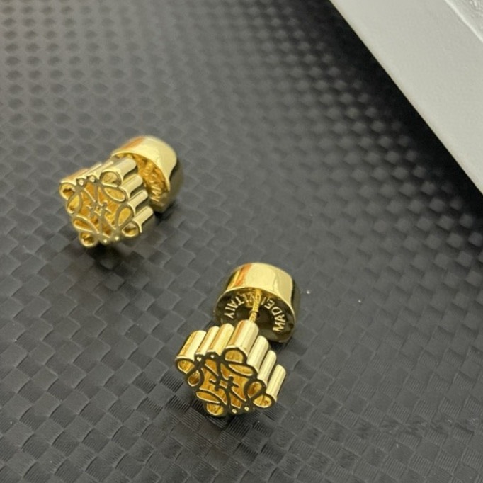 Bagsaaa L0ew* Gold Earrings