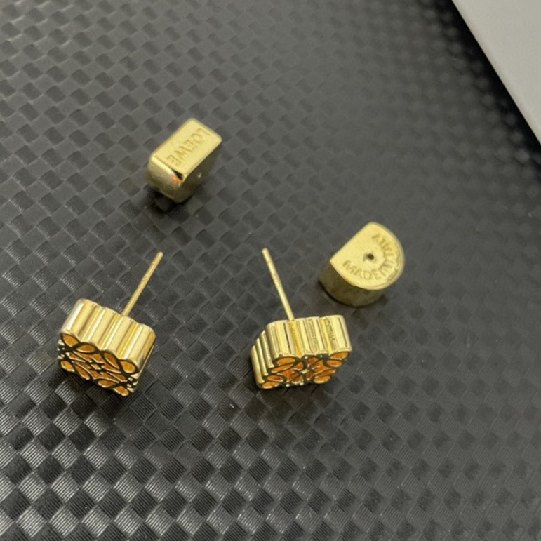 Bagsaaa L0ew* Gold Earrings