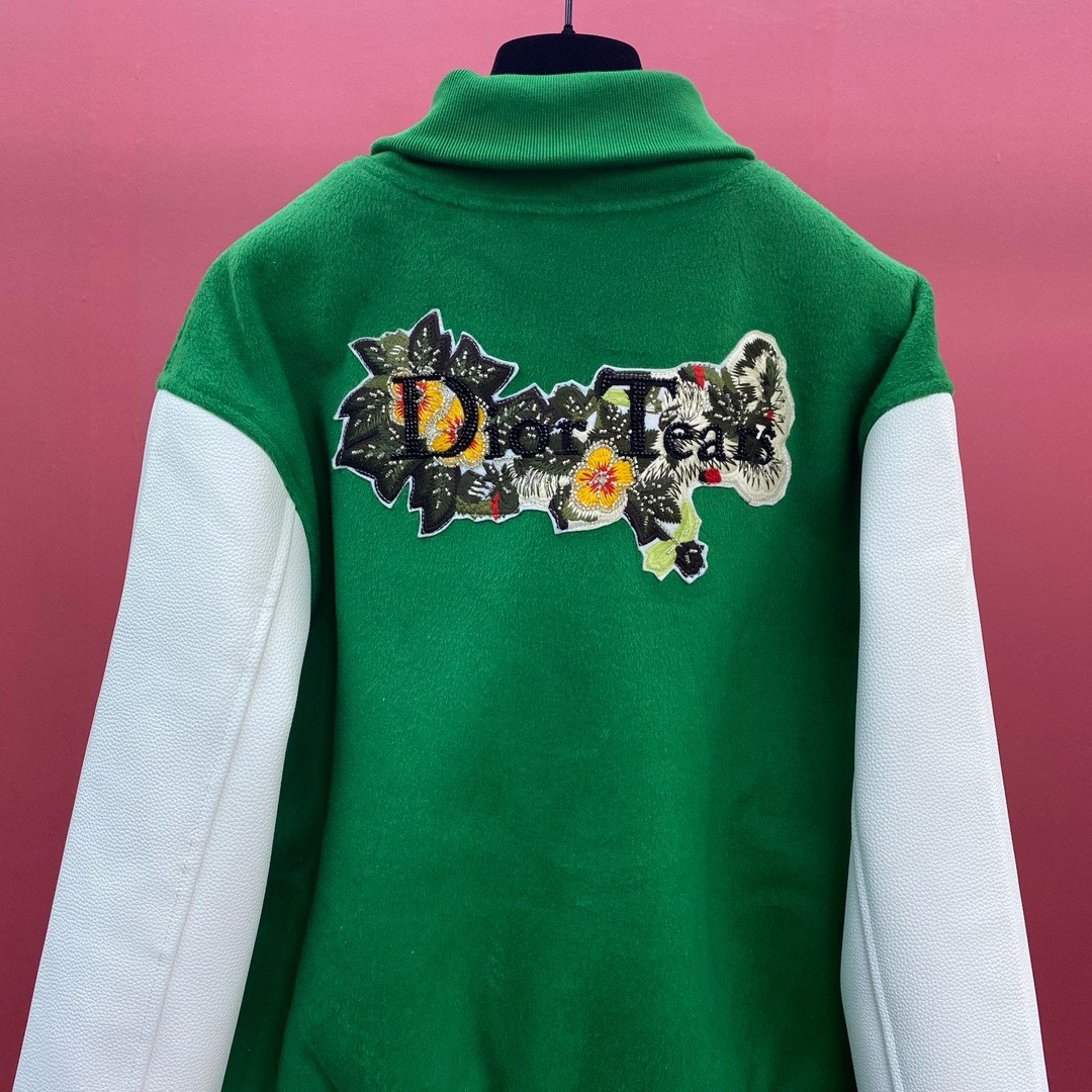 Bagsaaa D10r Baseball Green Jacket