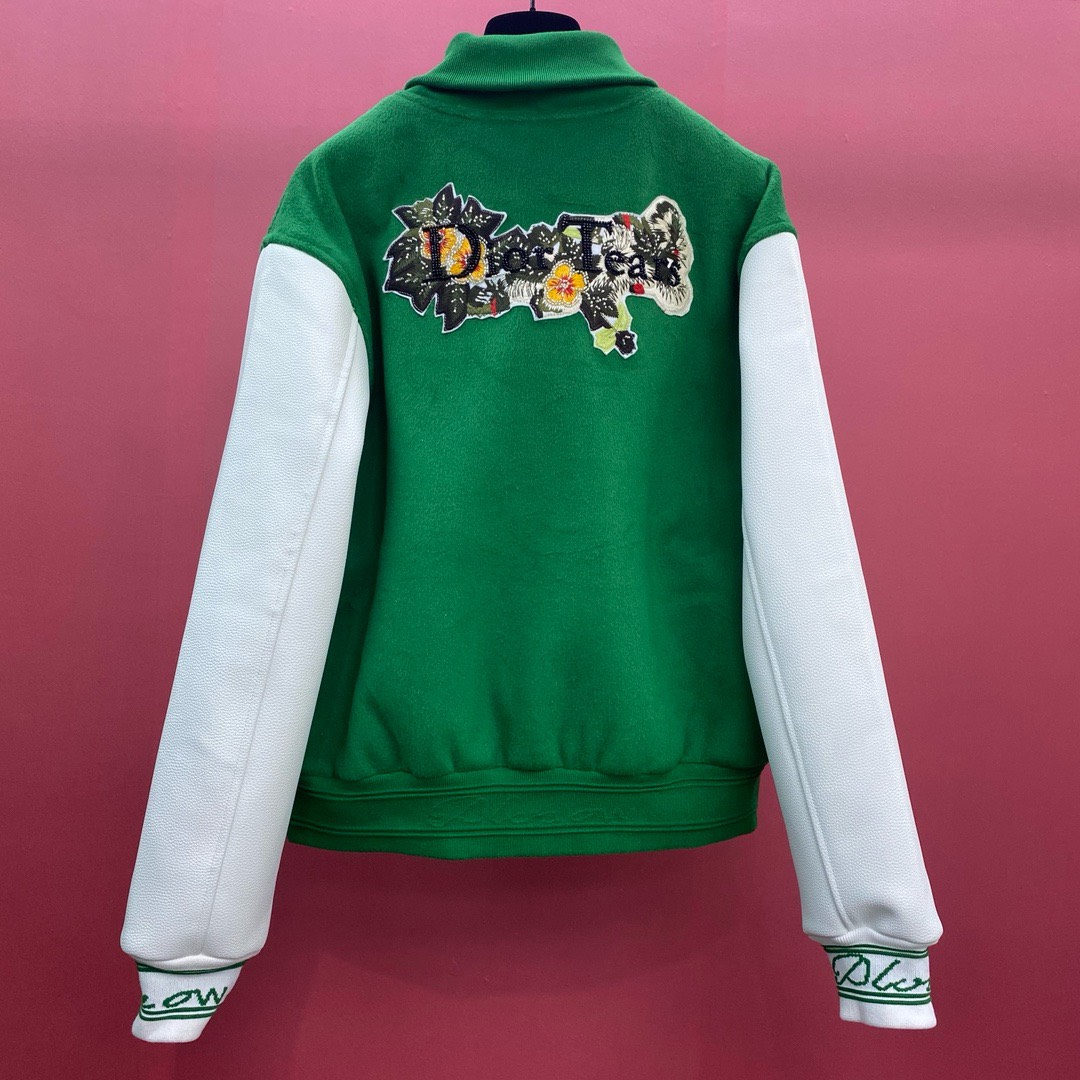 Bagsaaa D10r Baseball Green Jacket