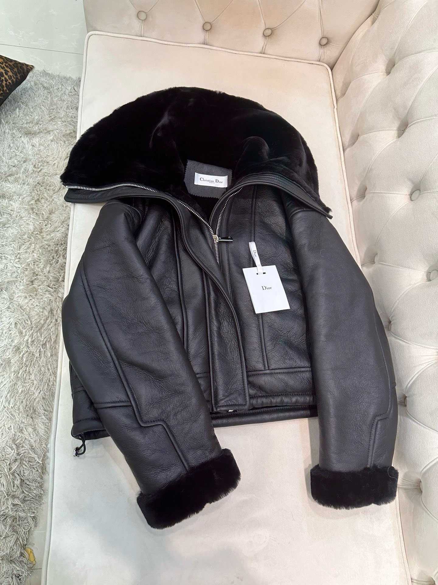 Bagsaaa D10r Biker Jacket With Shearling - 3 colors