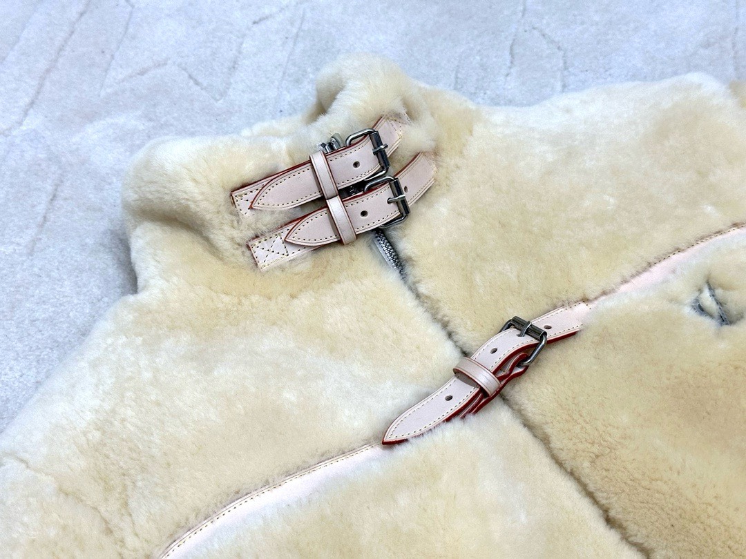 Bagsaaa L0vis Vvtt0n Shearling Coat