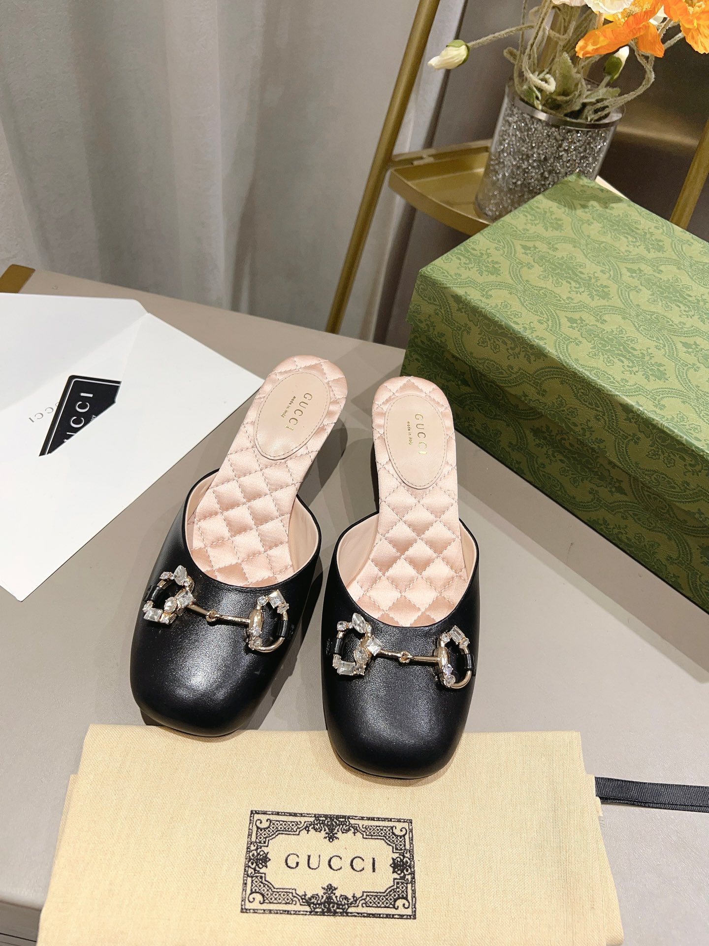Bagsaaa Gvc*1 Horsebit Mules Black