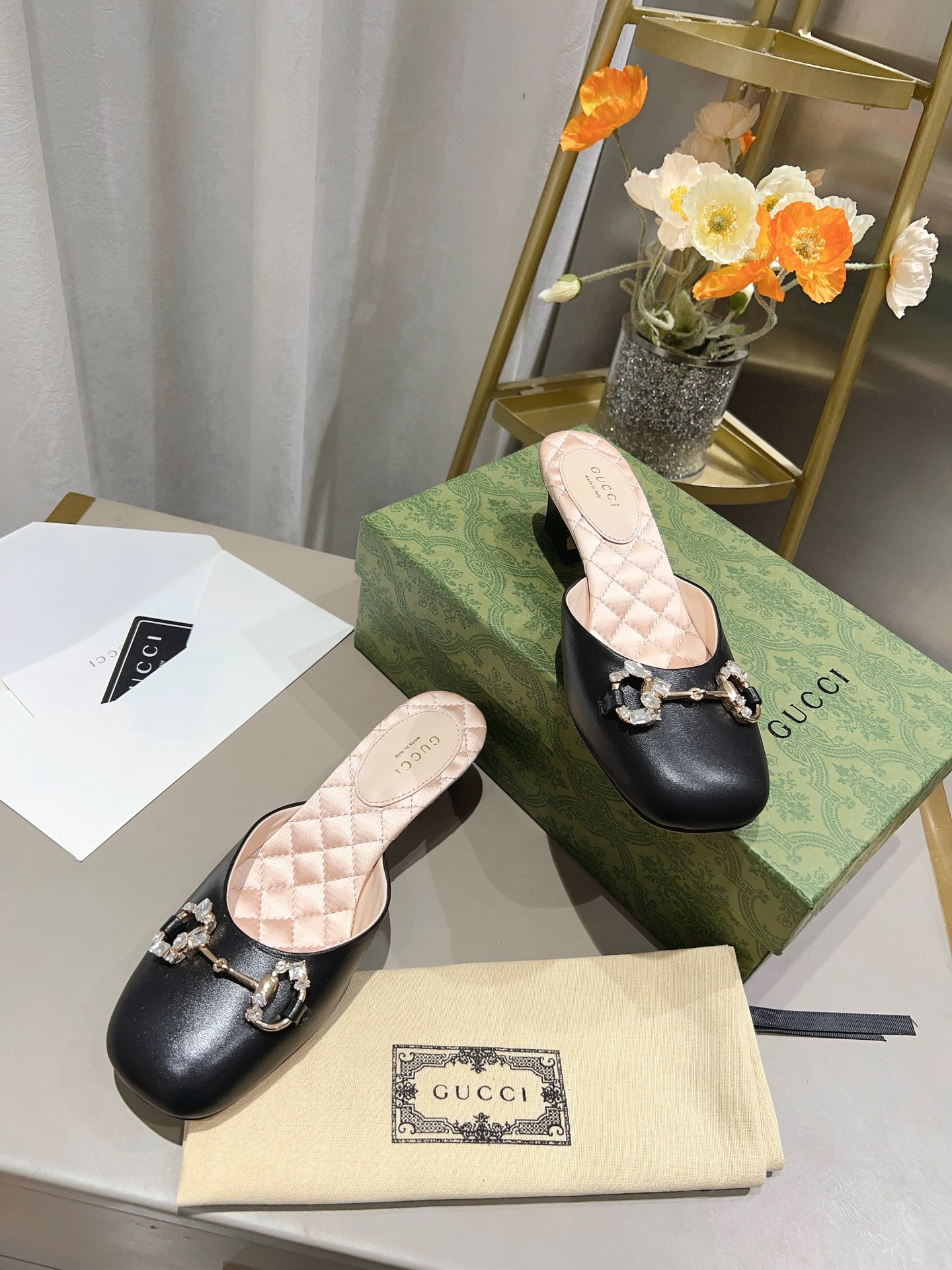 Bagsaaa Gvc*1 Horsebit Mules Black