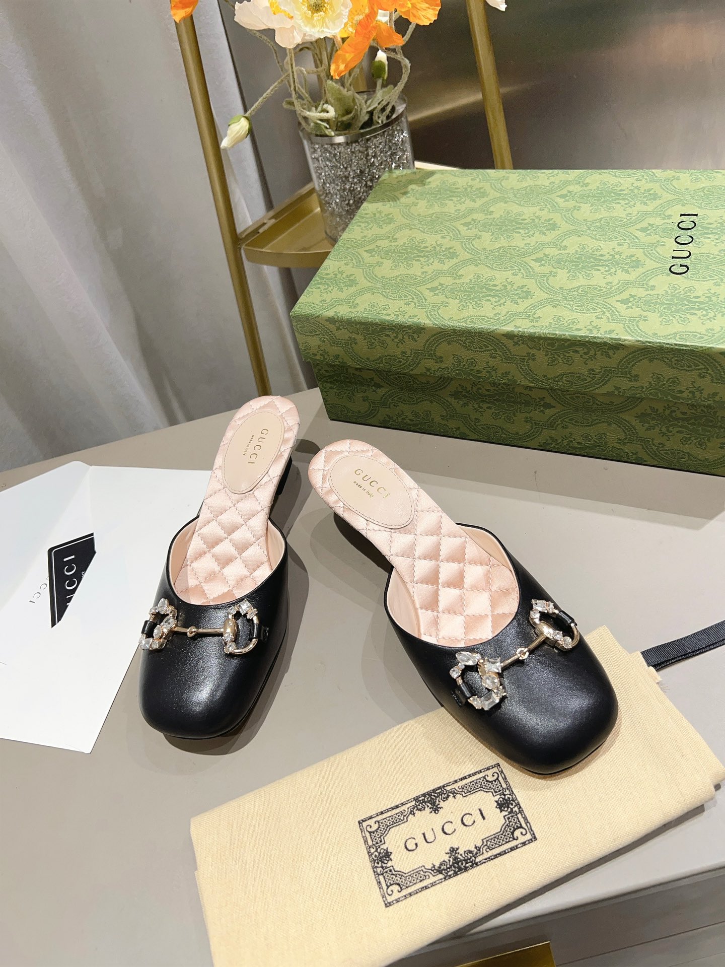 Bagsaaa Gvc*1 Horsebit Mules Black