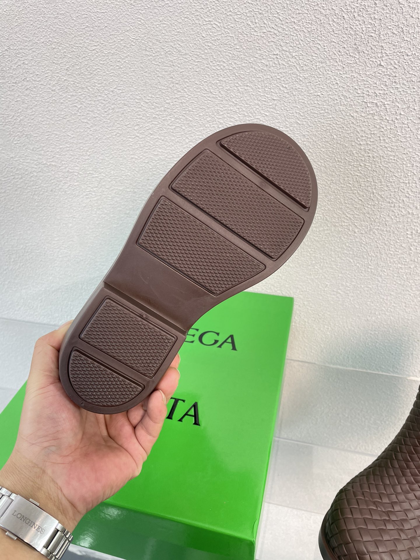 Bagsaaa B0tt*ga Ven*ta Brown Rubber Fireman Boots