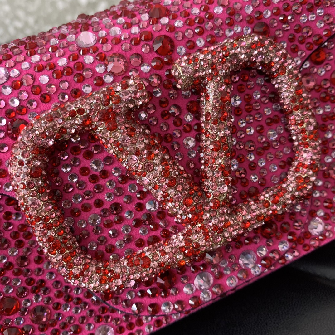 Bagsaaa Va1e*ntin0 Garavani Mini loco Pink crystal - 19x10.5x5cm