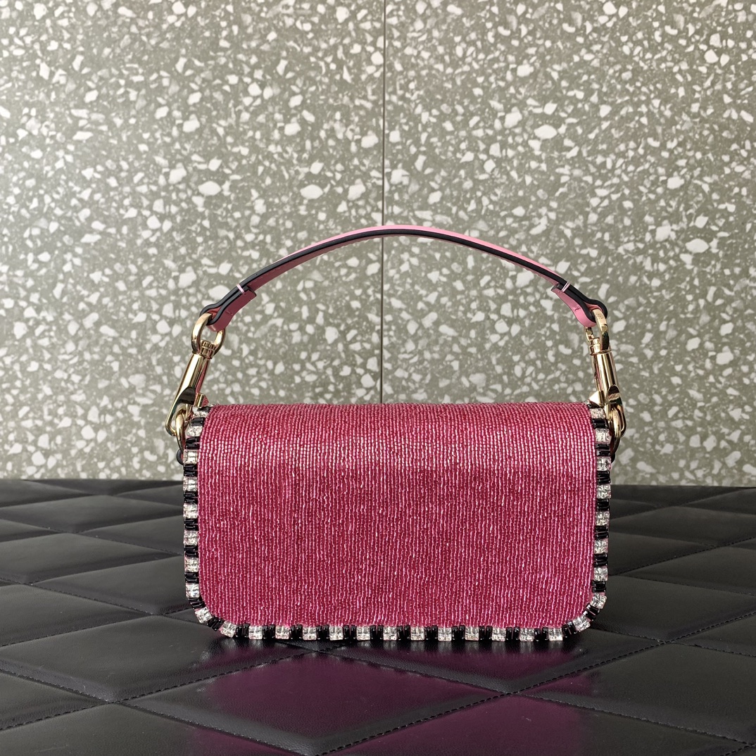 Bagsaaa Va1e*ntin0 Garavani Mini loco pink - 19x10.5x5cm
