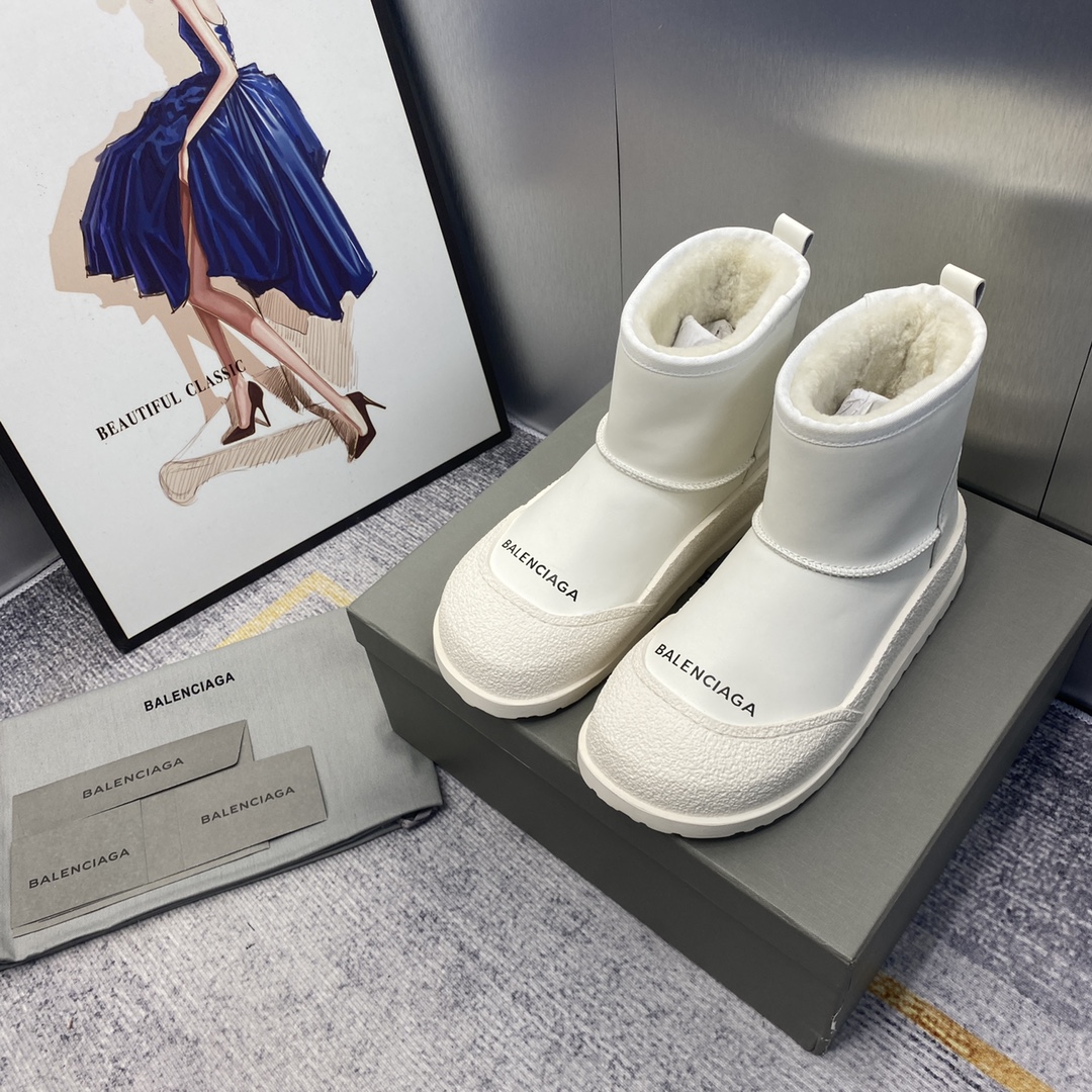 Bagsaaa Ba1en*iaga Snow White Boots