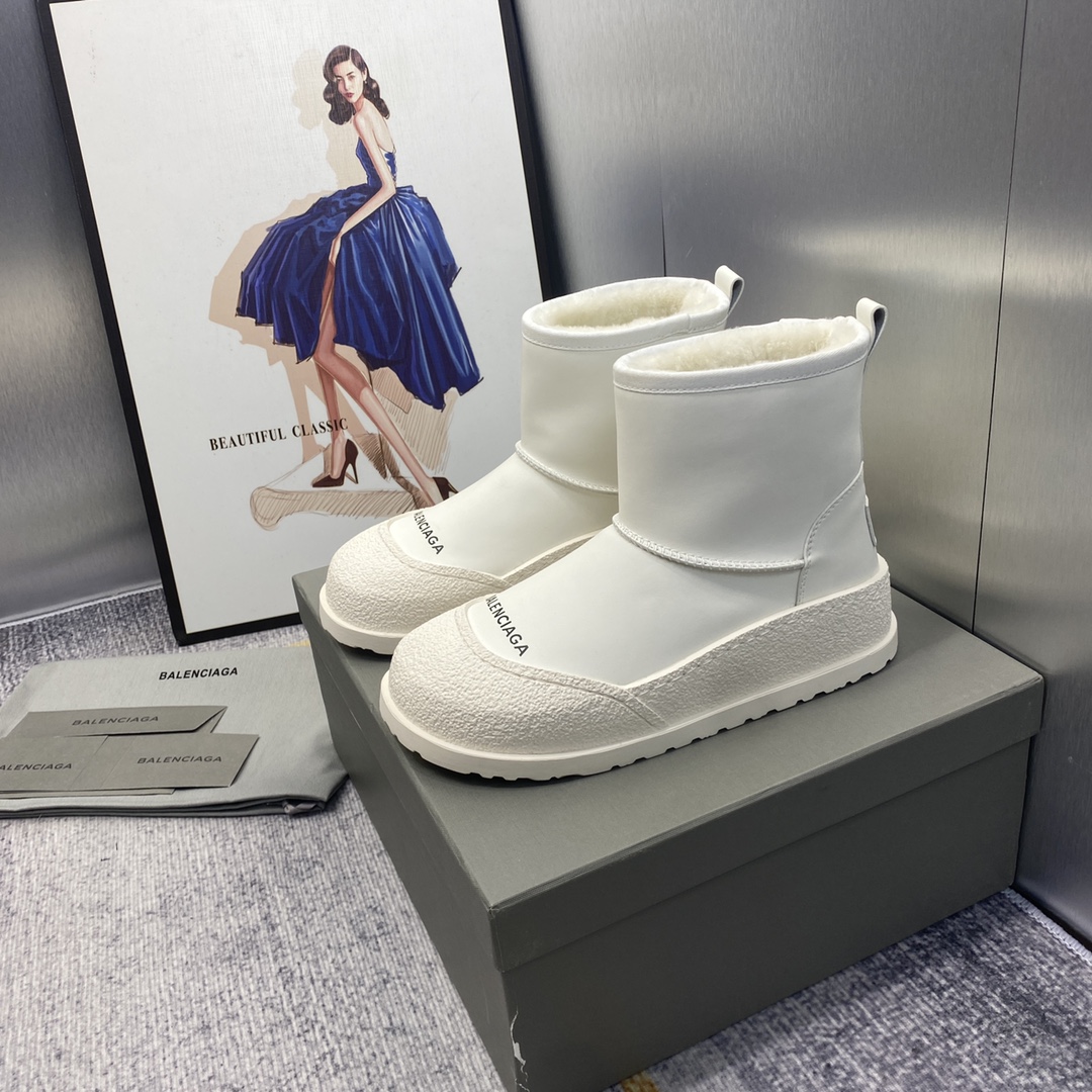 Bagsaaa Ba1en*iaga Snow White Boots