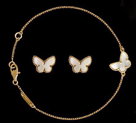 Bagsaaa V*n Cl**f & Arp*1s Set Earrings + Necklace