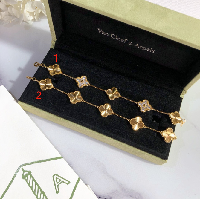 Bagsaaa V*n Cl**f & Arp*1s Alhambra Gold Bracelet 5 motifs