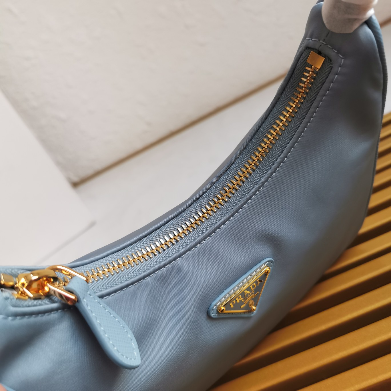 Bagsaaa Pra*a Re-Edition 2005 Re-Nylon mini bag blue - 22x18x6cm