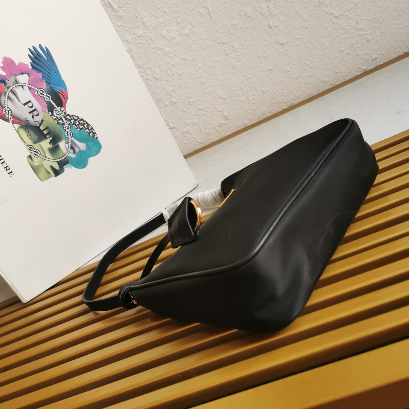 Bagsaaa Pra*a Re-Edition 2005 Re-Nylon mini bag black - 22x18x6cm