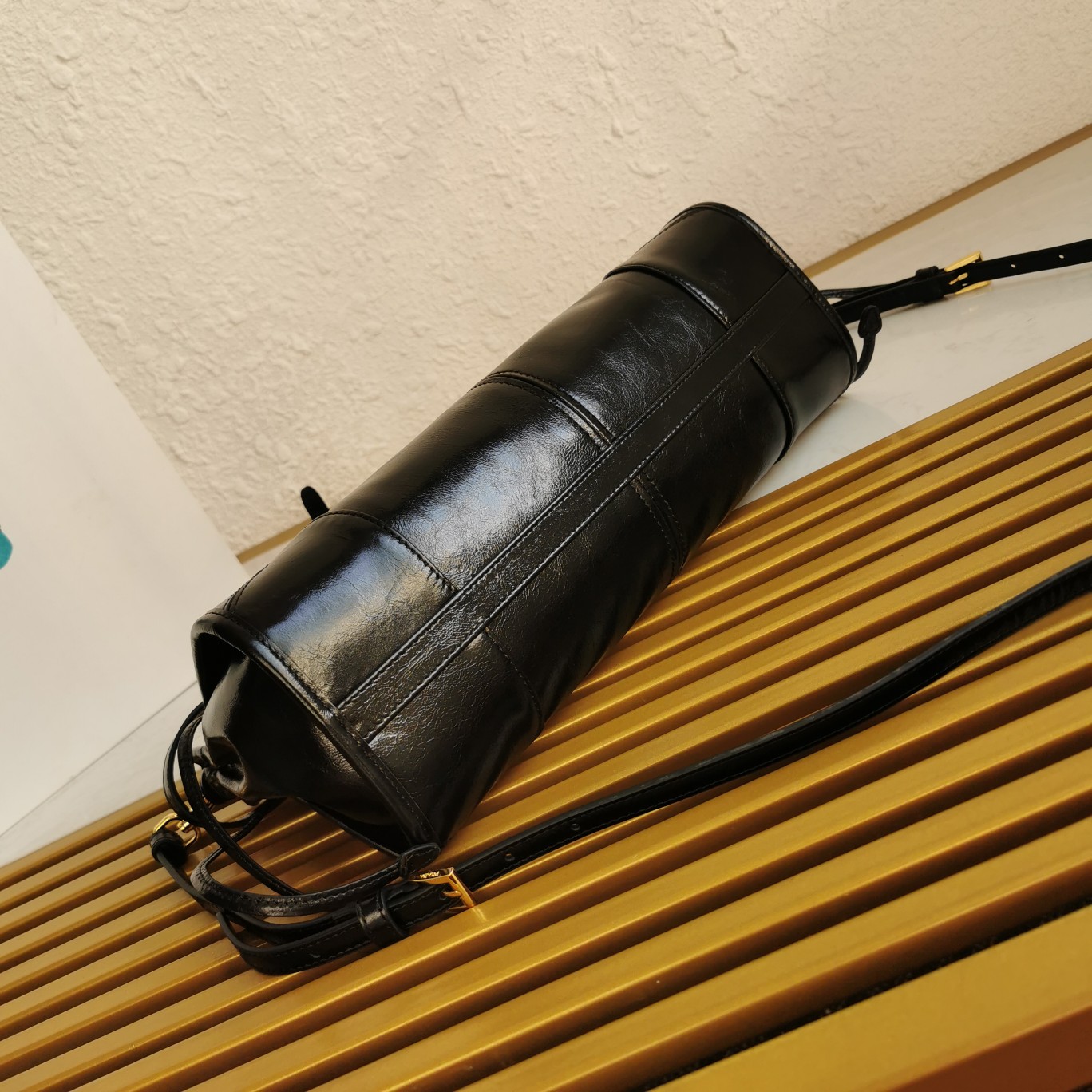Bagsaaa Pra*a Black Medium leather handbag - 32*15.5*12cm