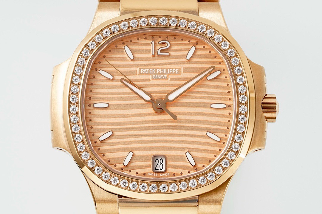 Bagsaaa Pat*k Phi1i*pe Nautilus Rose gold rose crystal 32 mm