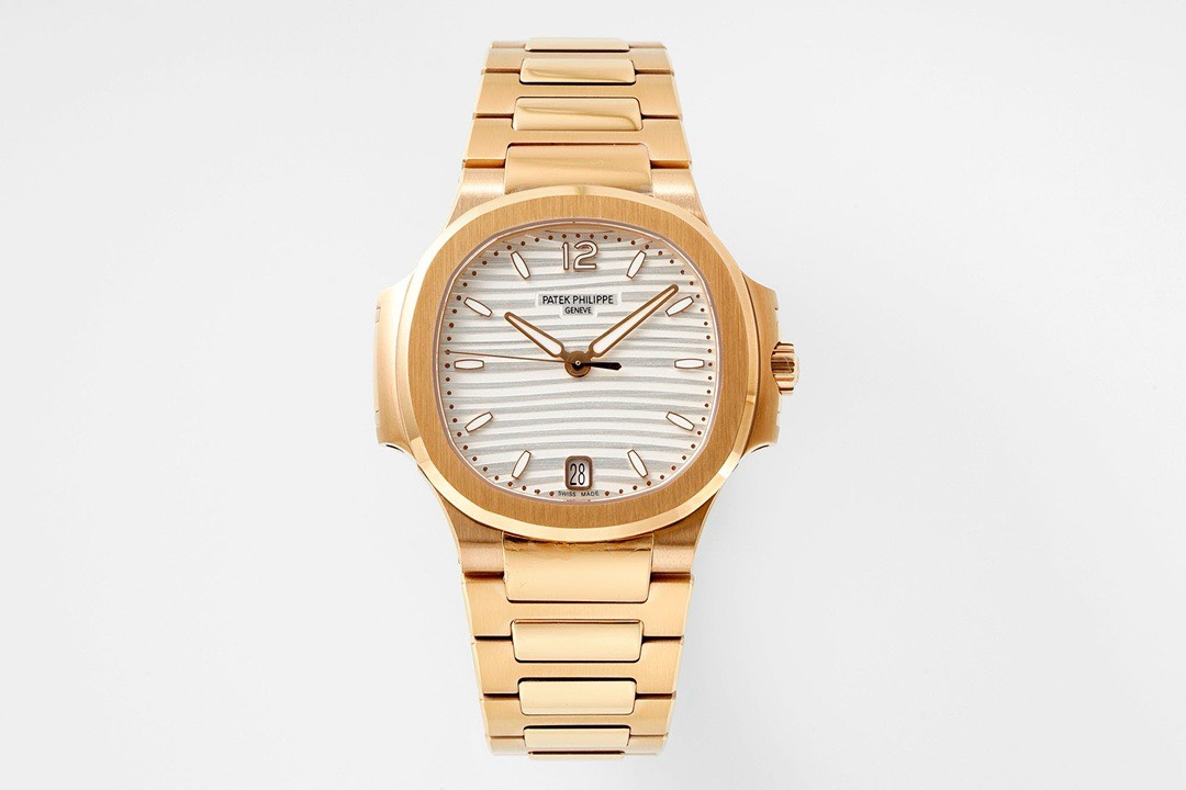 Bagsaaa Pat*k Phi1i*pe Nautilus gold rose 32 mm