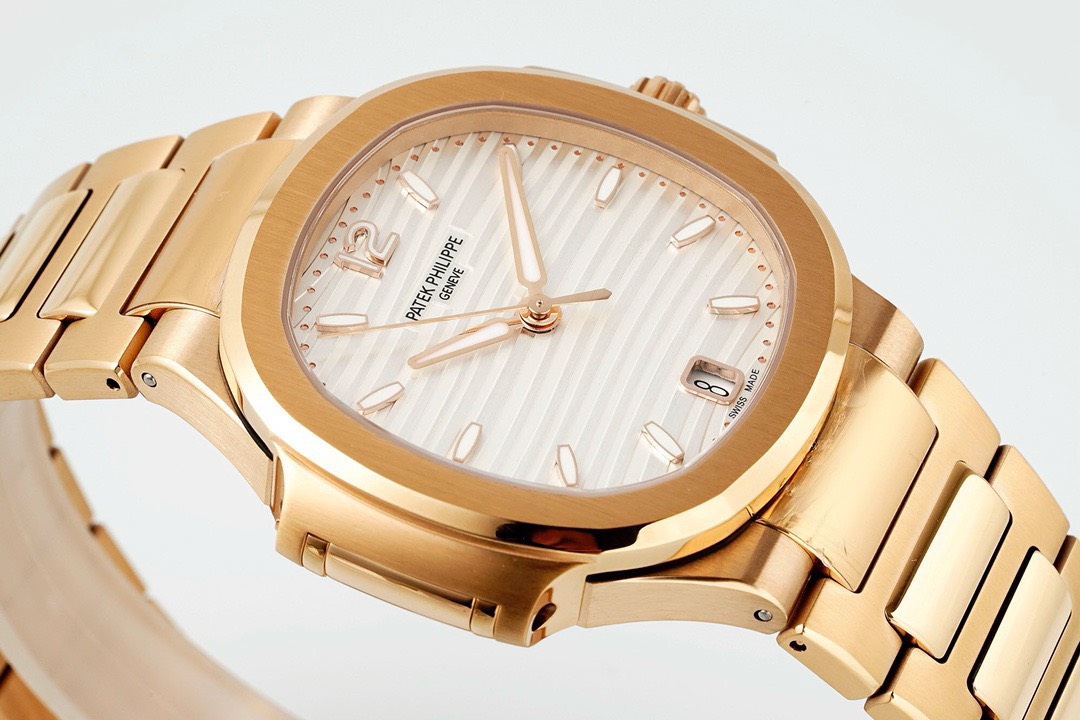Bagsaaa Pat*k Phi1i*pe Nautilus gold rose 32 mm