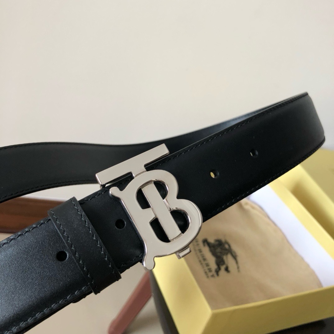 Bagsaaa Bv*b*rry Black Belt In Silver