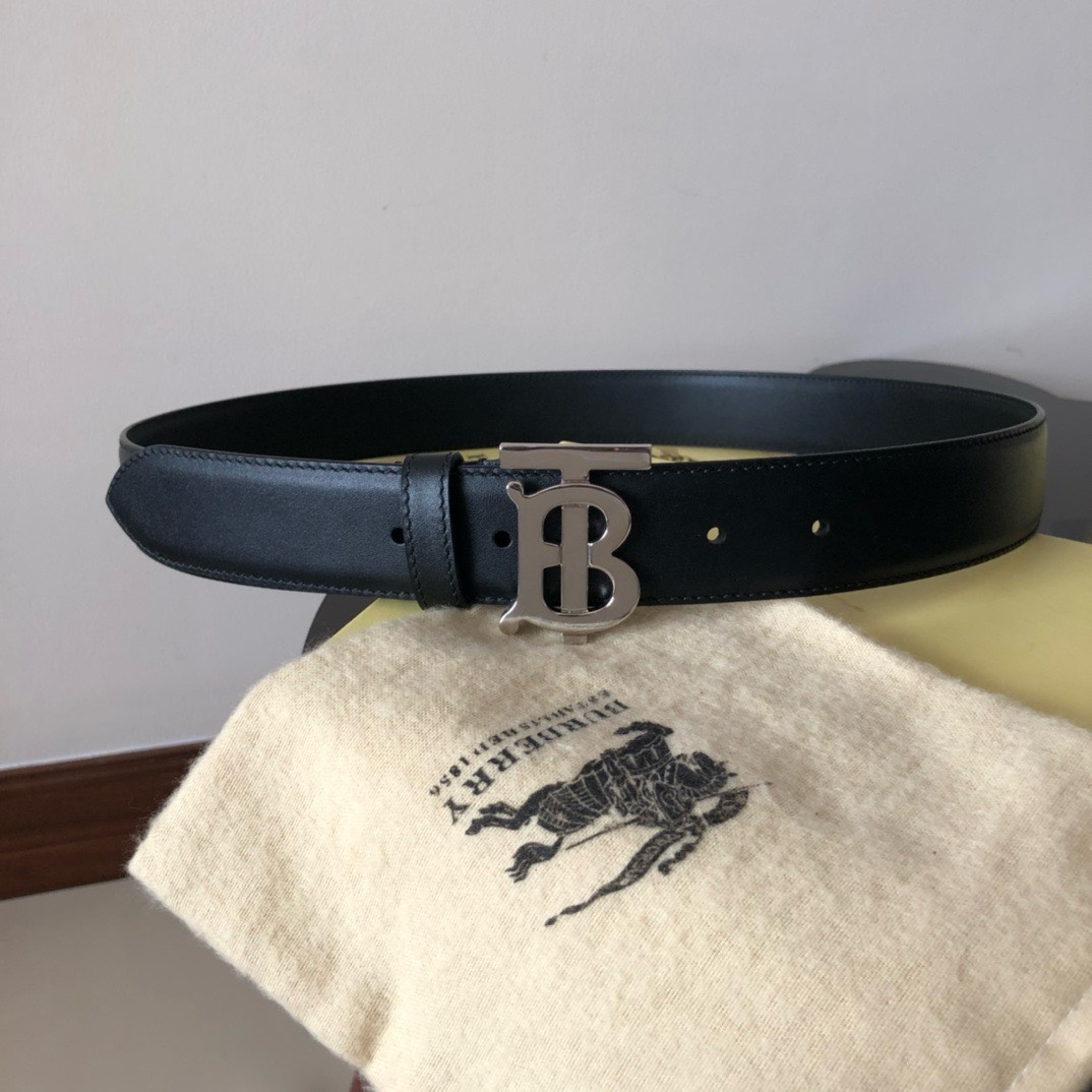 Bagsaaa Bv*b*rry Black Belt In Silver