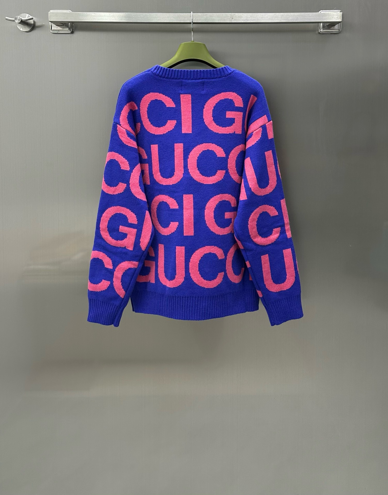 BAGSAAA Gvc*1 WOOL JUMPER WITH Gvc*1 INTARSIA