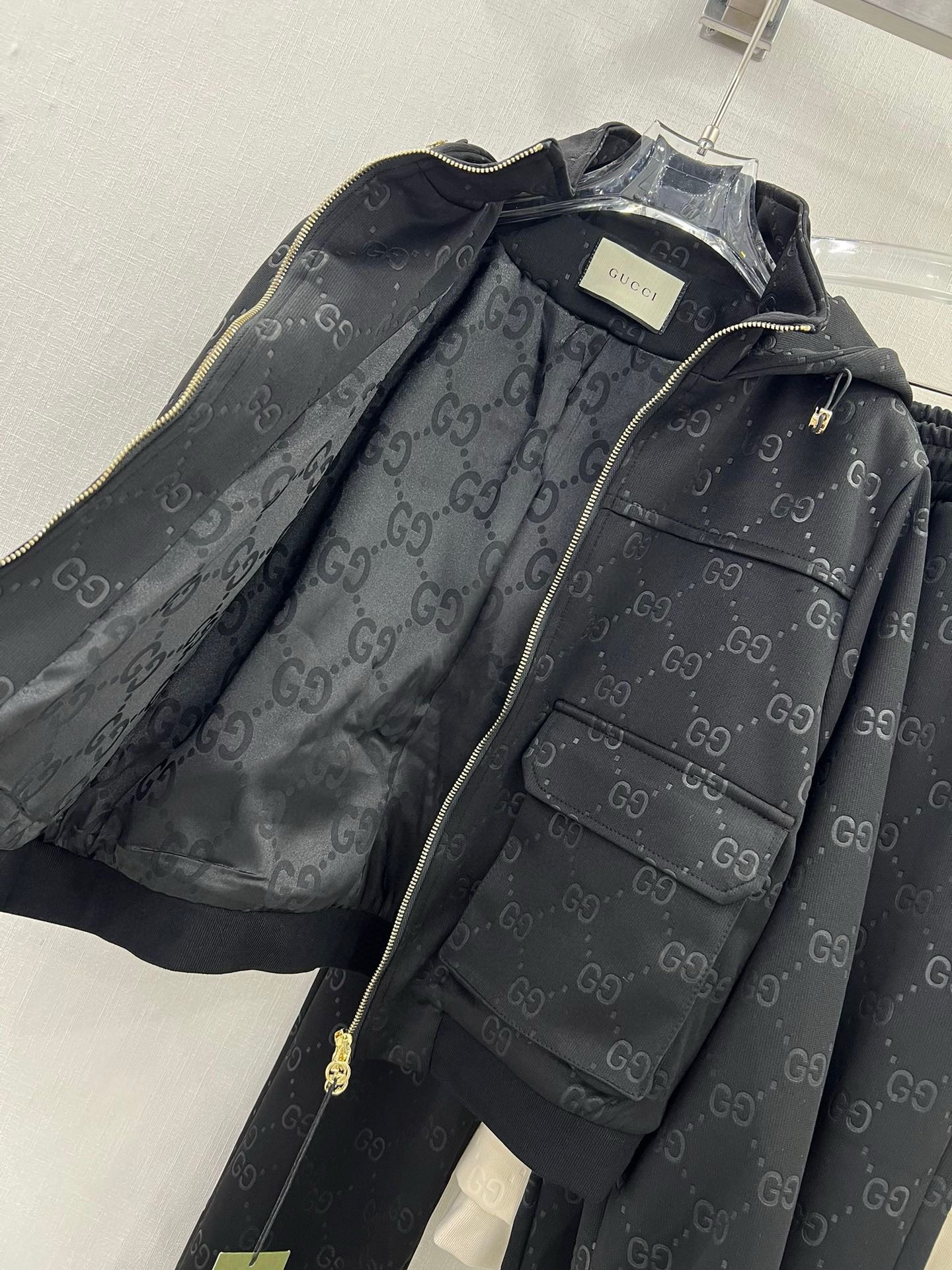 Bagsaaa Gvc*1 Set In Black GG Ebony