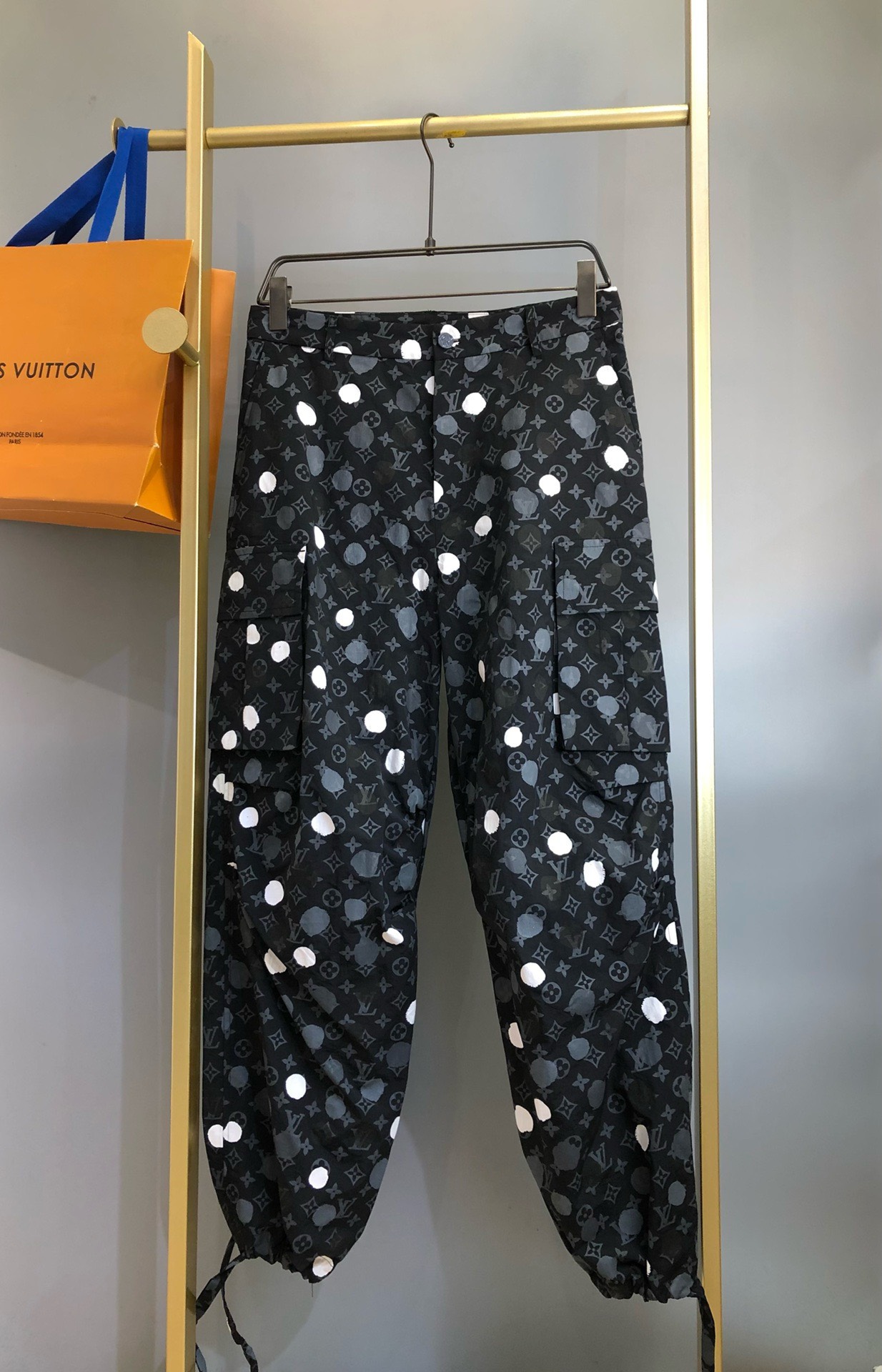 Bagsaaa L0vis Vvtt0n x YK Monogram Painted Dots Pant