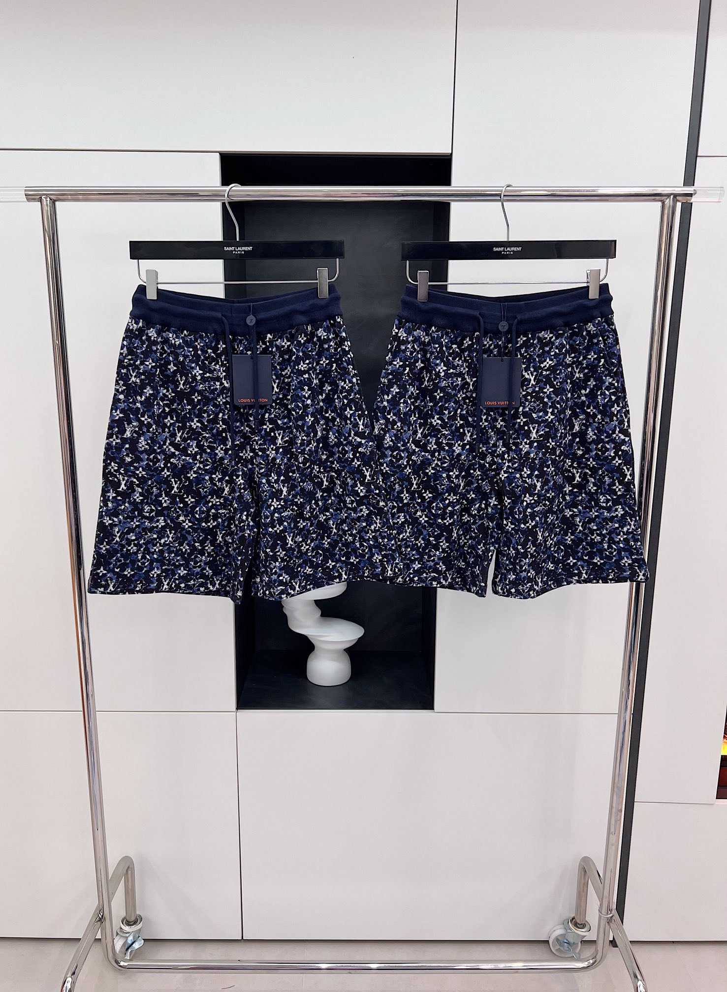 Bagsaaa L0vis Vvtt0n Pant Monogram Blue