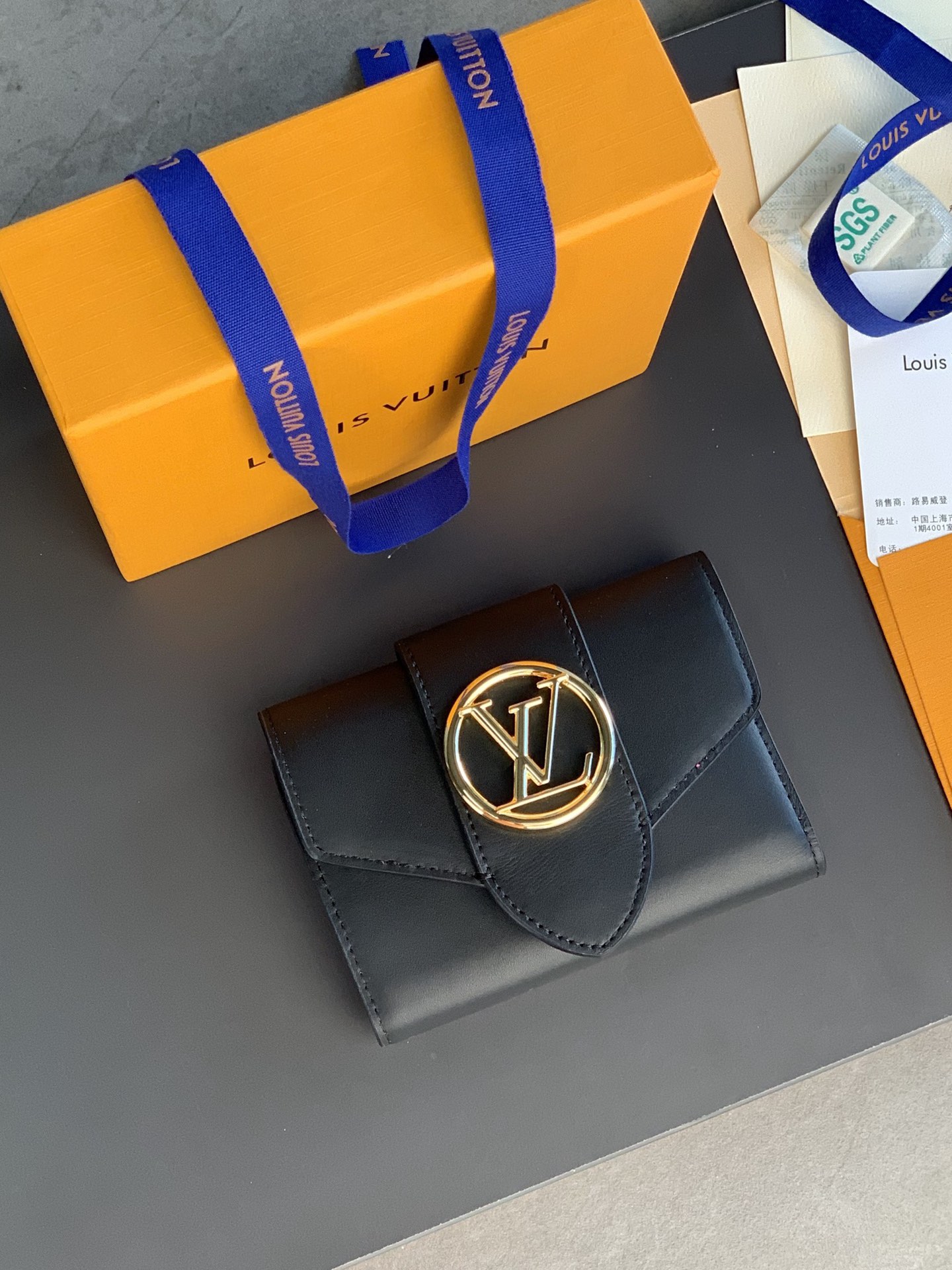 Bagsaaa L0vis Vvtt0n 9 Point Wallet - 12*9*2.5CM