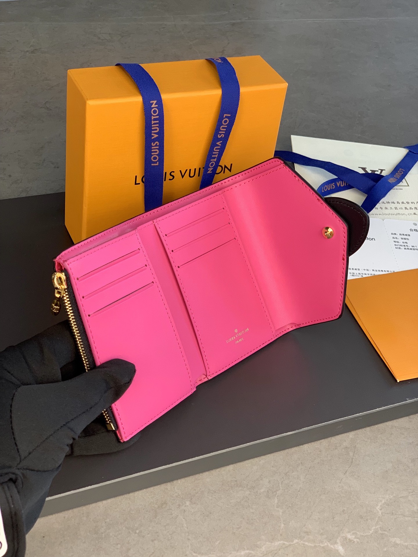 Bagsaaa L0vis Vvtt0n 9 Point Wallet - 12*9*2.5CM