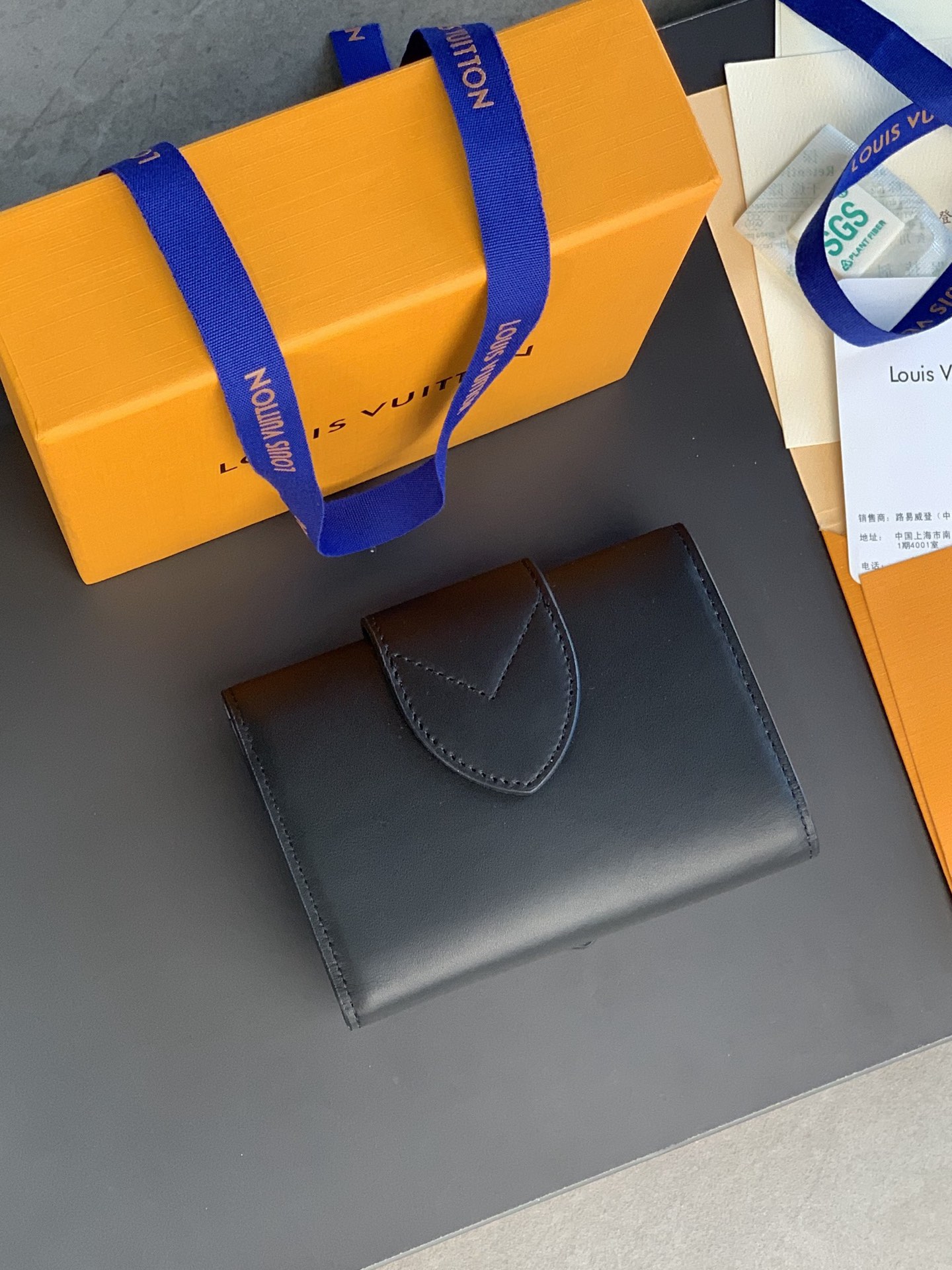 Bagsaaa L0vis Vvtt0n 9 Point Wallet - 12*9*2.5CM