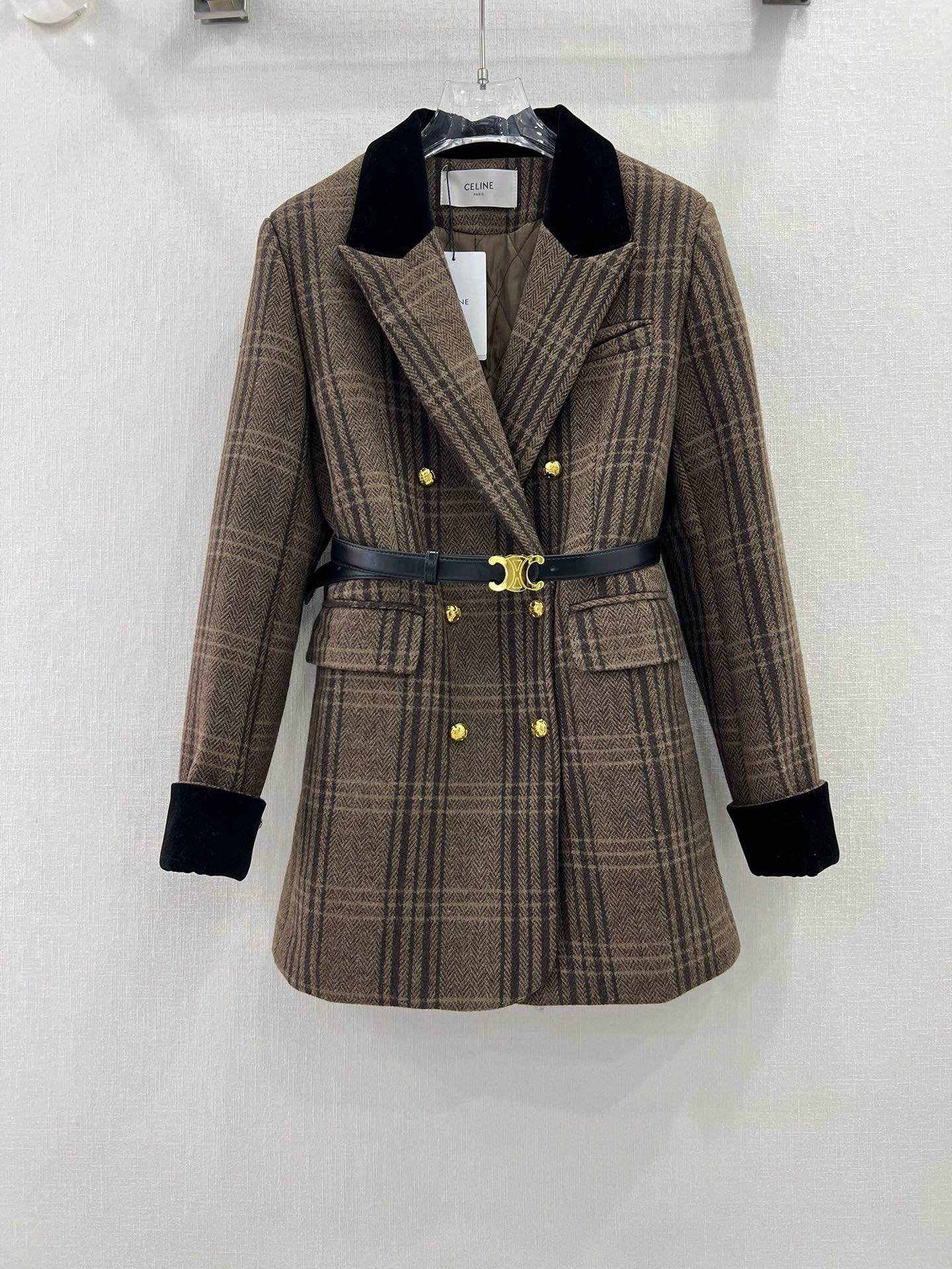 Bagsaaa Ce1i*e Brown Coat