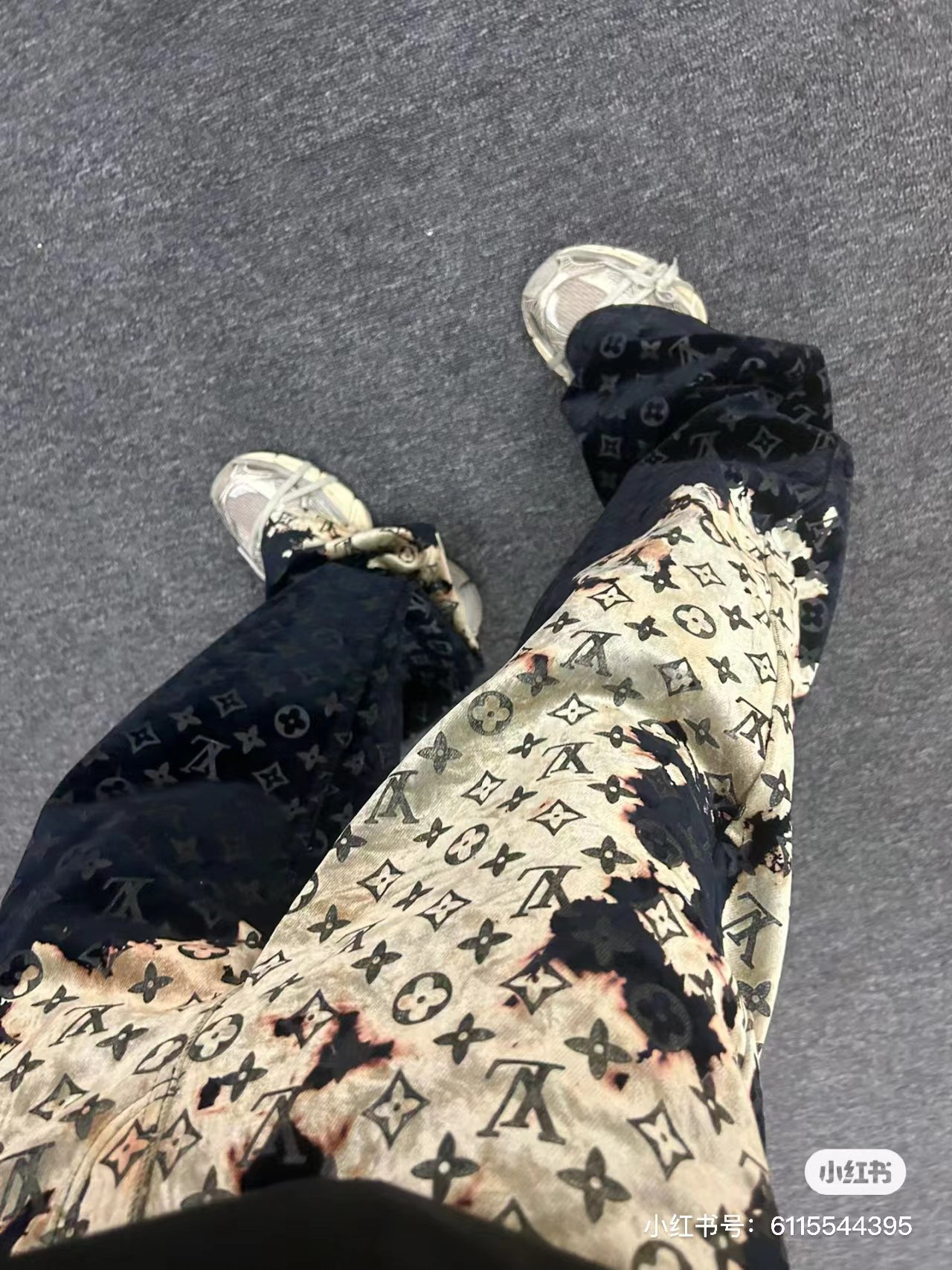 Bagsaaa L0vis Vvtt0n Monogram Denim Pants