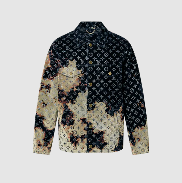 Bagsaaa L0vis Vvtt0n Monogram Denim Jacket