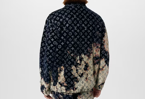 Bagsaaa L0vis Vvtt0n Monogram Denim Jacket
