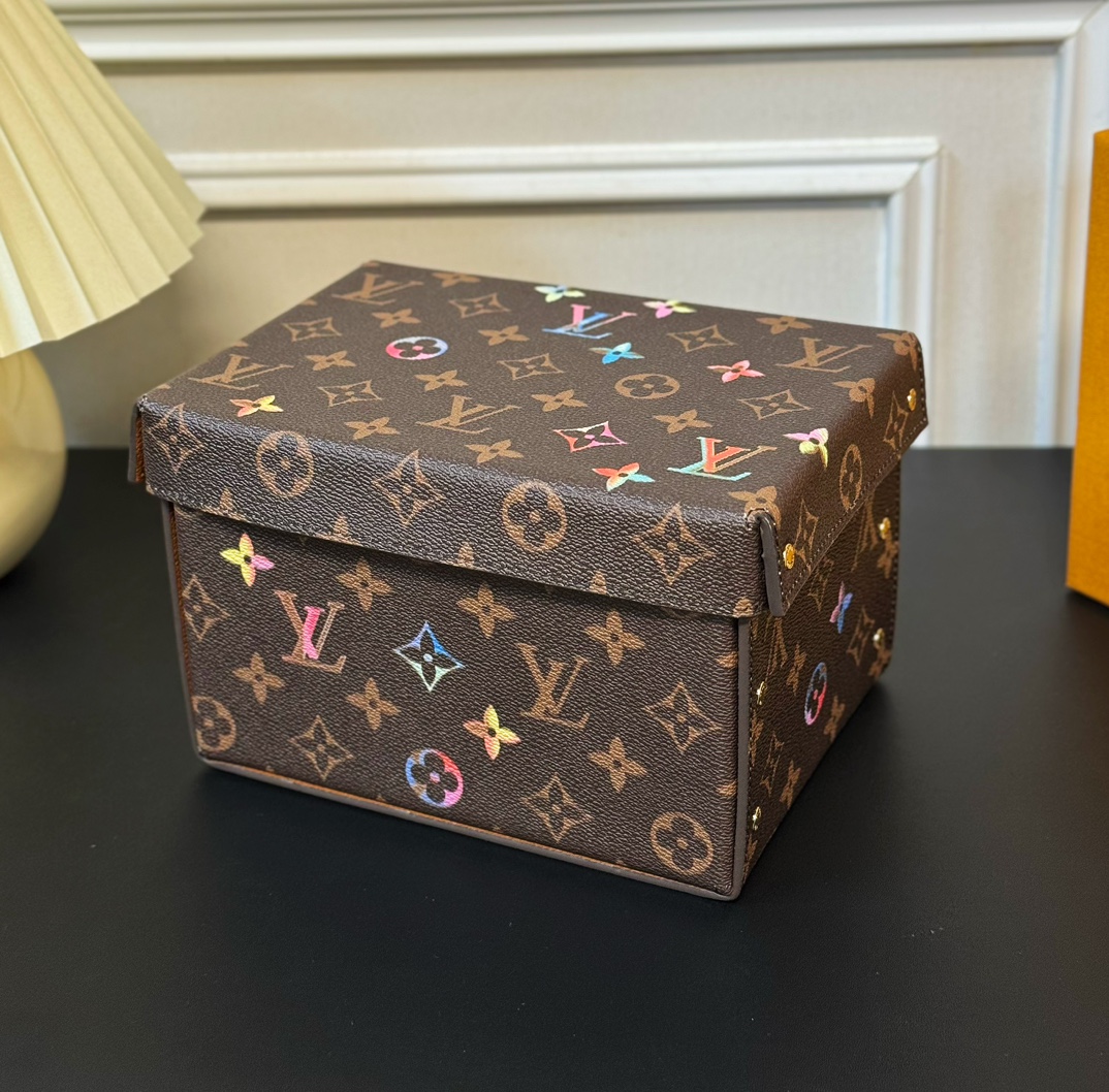Bagsaaa L0vis Vvtt0n Monogram Box Colorful - 20*14*13CM